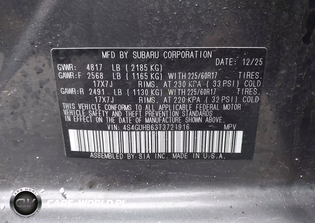 2026 Subaru Crosstrek VIN:4S4GUHB63T3721916 - 9