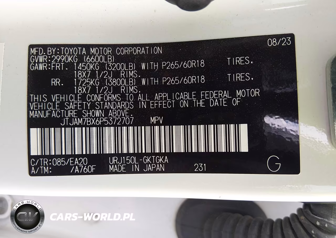2023 Lexus Gx 460 Premium VIN:JTJAM7BX6P5372707 - 9