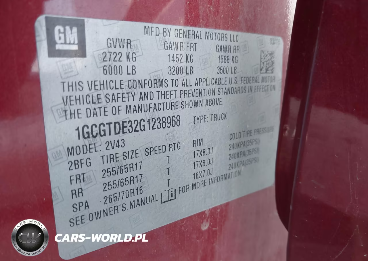 2016 Chevrolet Colorado Z71 VIN:1GCGTDE32G1238968 - 9