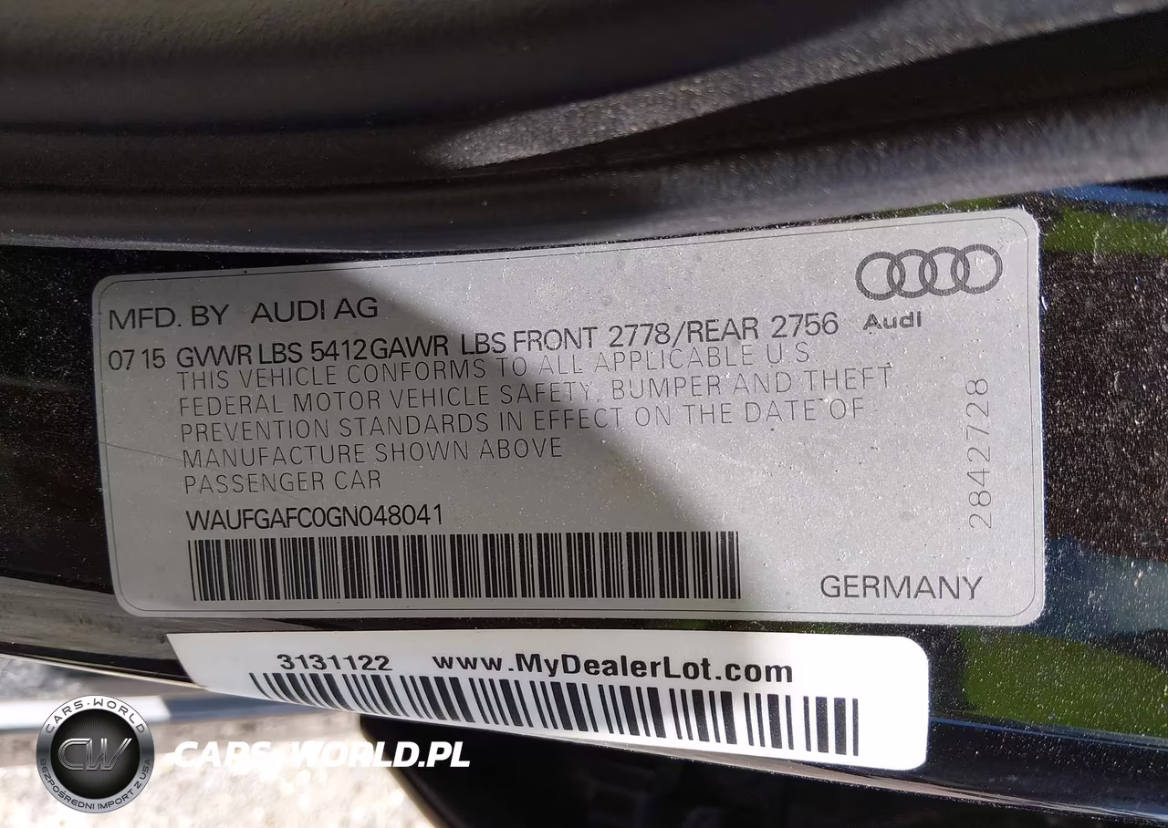 2016 Audi A6 3.0T Premium Plus VIN:WAUFGAFC0GN048041 - 9