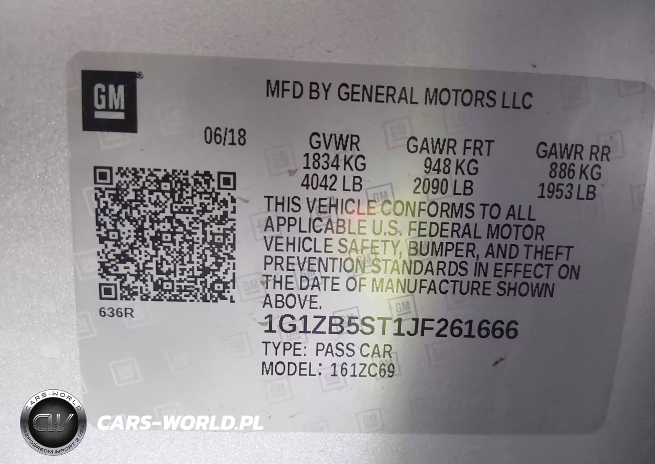 2018 Chevrolet Malibu 1Ls VIN:1G1ZB5ST1JF261666 - 9
