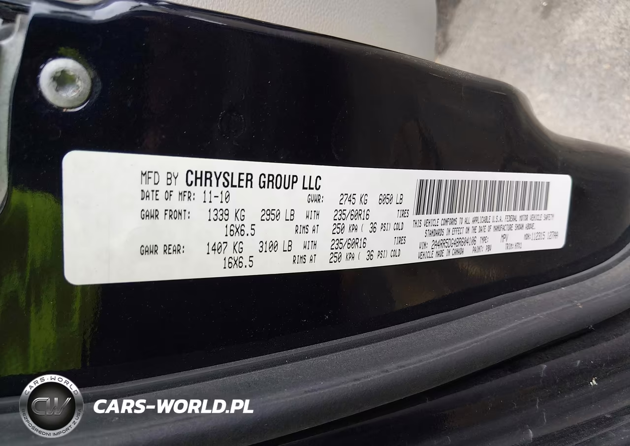 2011 Chrysler Town & Country Touring VIN:2A4RR5DG4BR604106 - 9