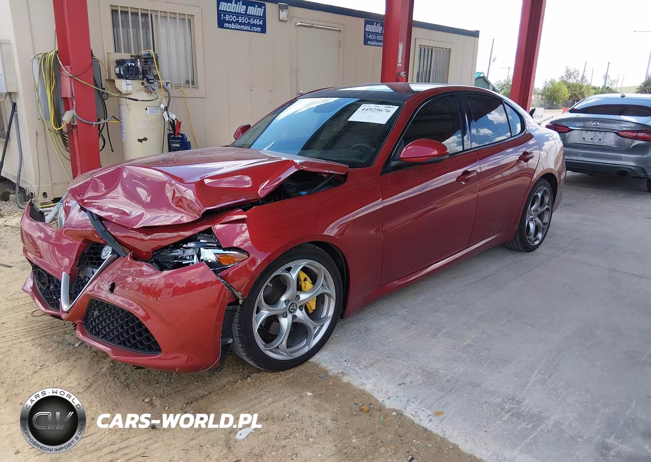 2018 Alfa Romeo Giulia Ti Sport Rwd VIN:ZARFAECN5J7580985 - 2