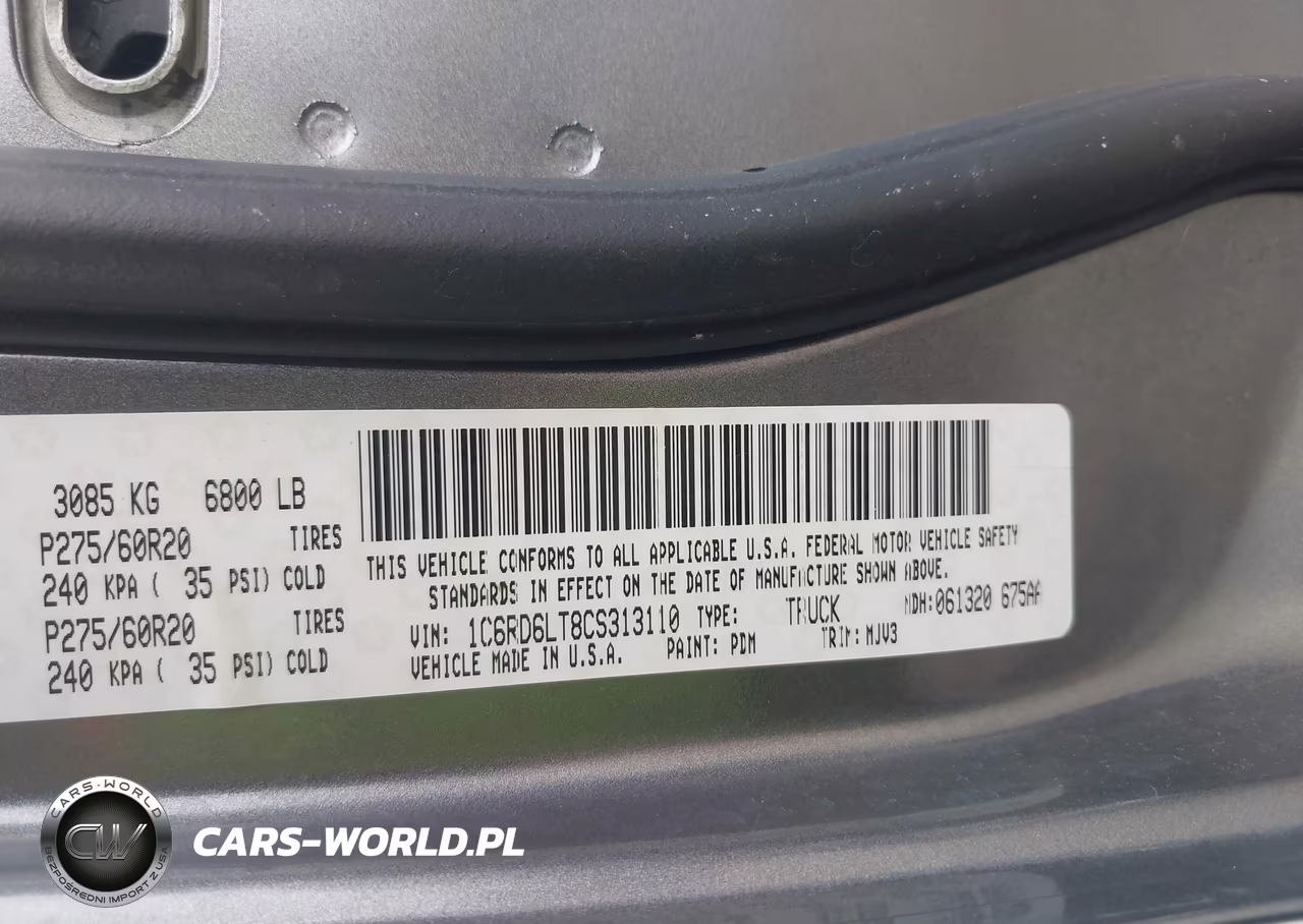 2012 Ram 1500 Slt VIN:1C6RD6LT8CS313110 - 9