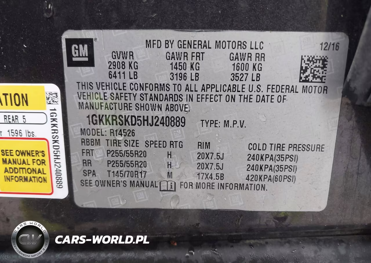 2017 GMC Acadia Limited VIN:1GKKRSKD5HJ240889 - 9