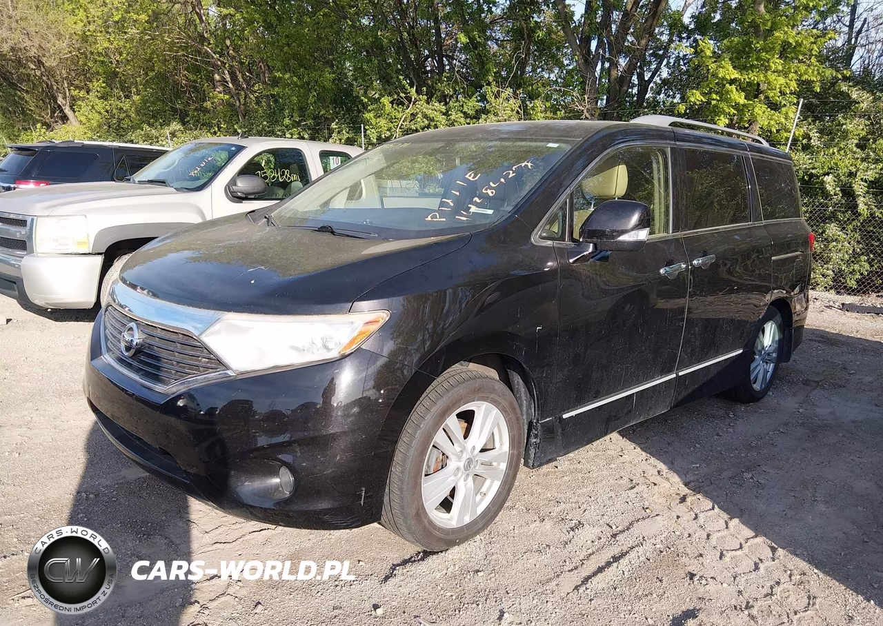 2012 Nissan Quest Sl VIN:JN8AE2KP1C9043262 - 2