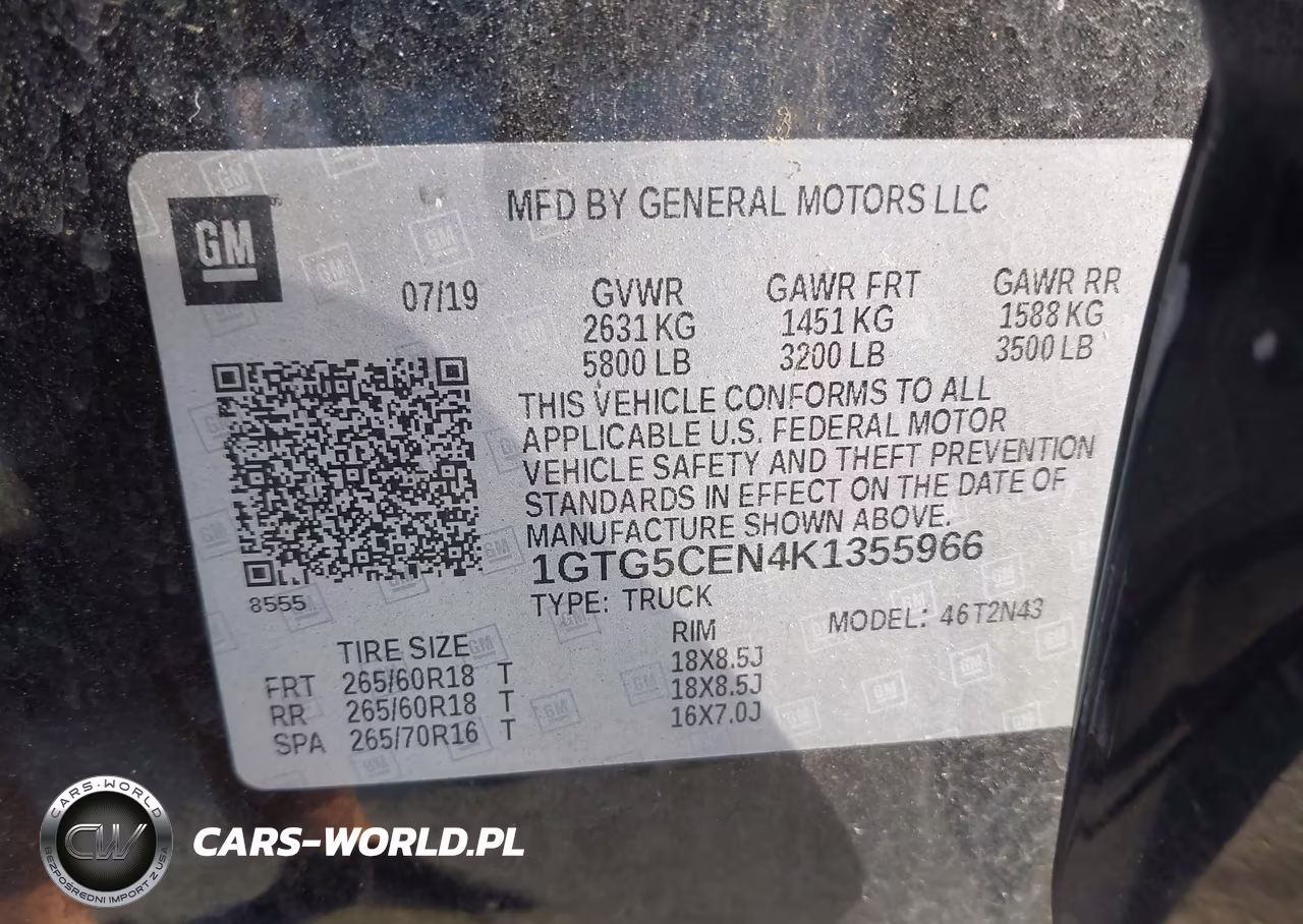 2019 GMC Canyon Sle VIN:1GTG5CEN4K1355966 - 9