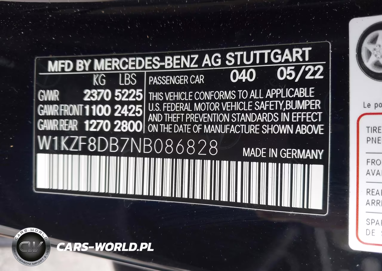 2022 Mercedes-Benz E 350 VIN:W1KZF8DB7NB086828 - 9