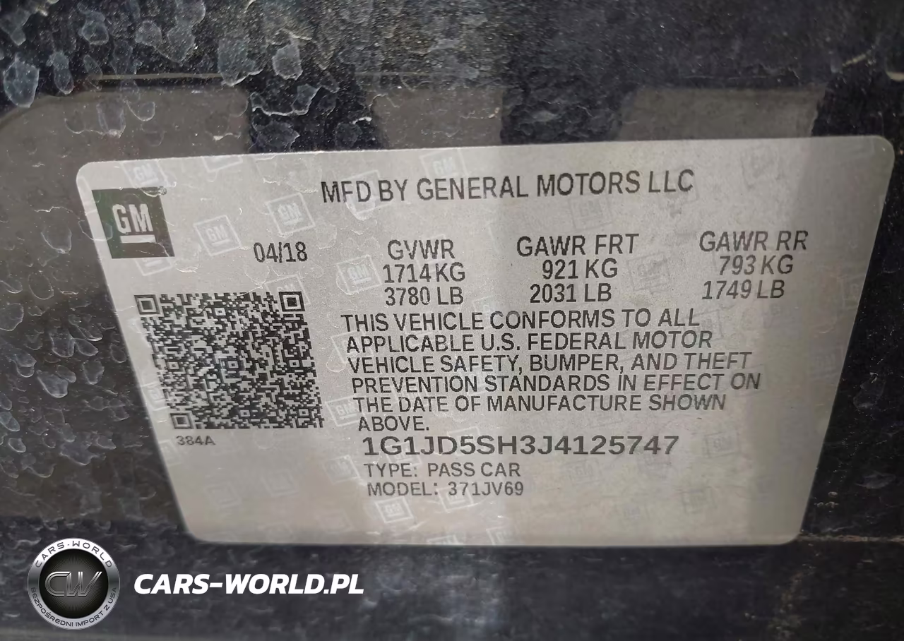 2018 Chevrolet Sonic Lt Auto VIN:1G1JD5SH3J4125747 - 9
