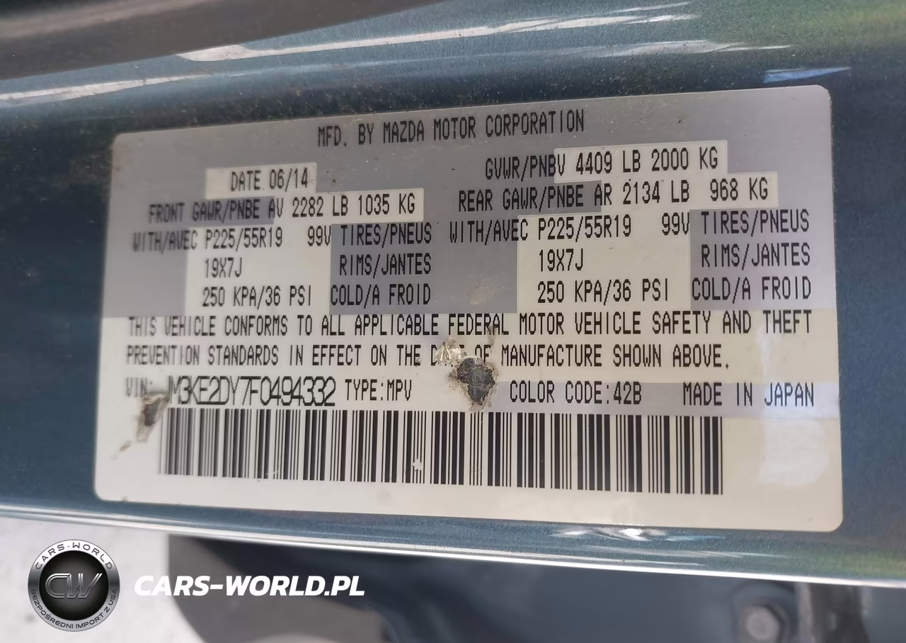 2015 Mazda Cx-5 Grand Touring VIN:JM3KE2DY7F0494332 - 9