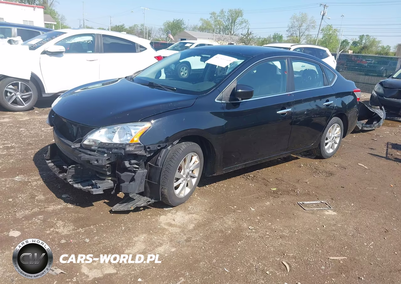 2013 Nissan Sentra Sv VIN:3N1AB7AP3DL660581 - 2