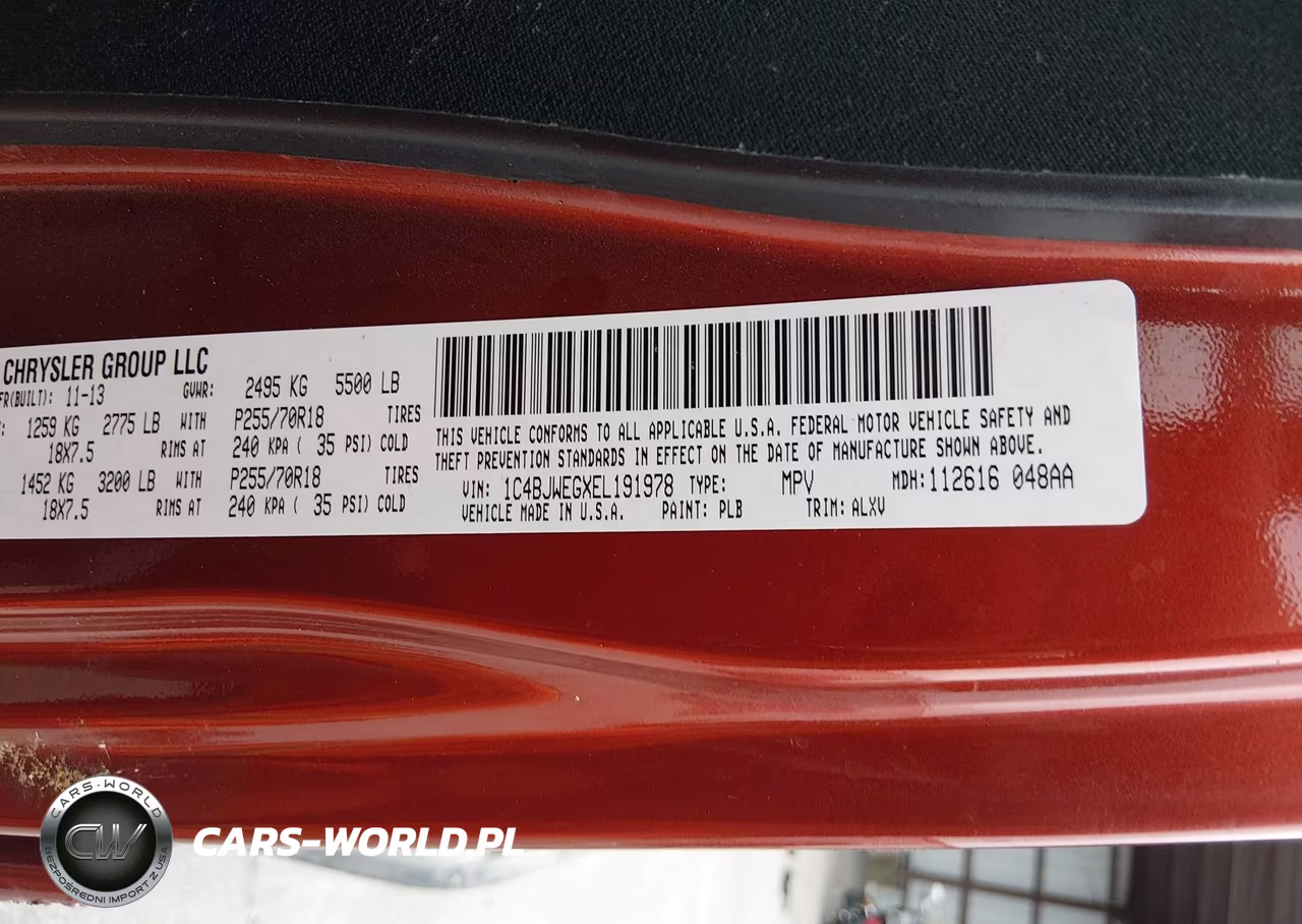 2014 Jeep Wrangler Unlimited Sahara VIN:1C4BJWEGXEL191978 - 9
