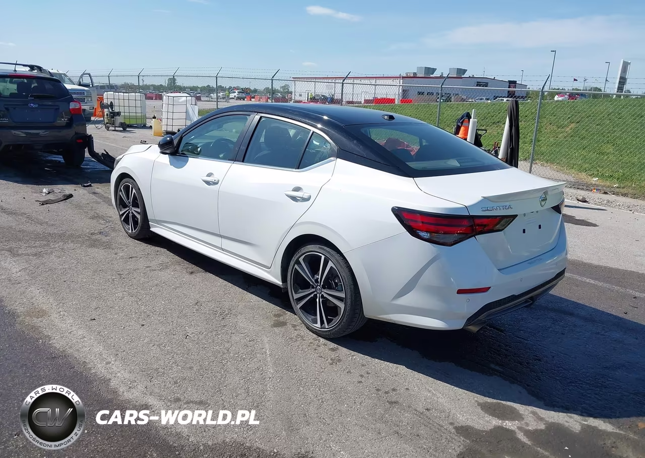 2021 Nissan Sentra Sr Xtronic Cvt VIN:3N1AB8DV3MY296309 - 3