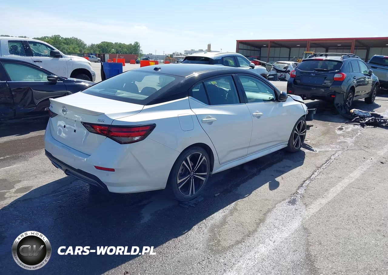 2021 Nissan Sentra Sr Xtronic Cvt VIN:3N1AB8DV3MY296309 - 4