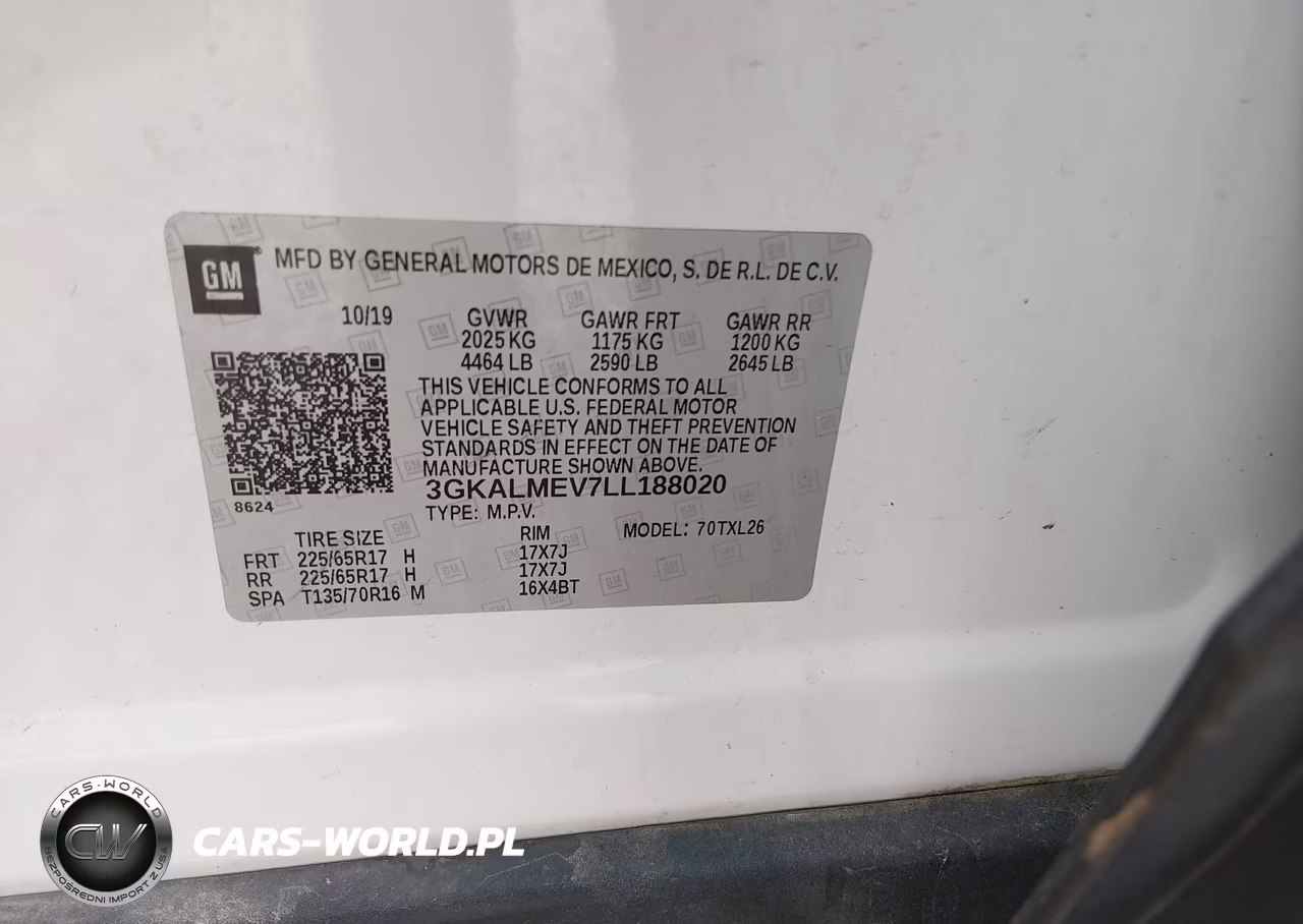 2020 GMC Terrain Fwd Sle VIN:3GKALMEV7LL188020 - 9