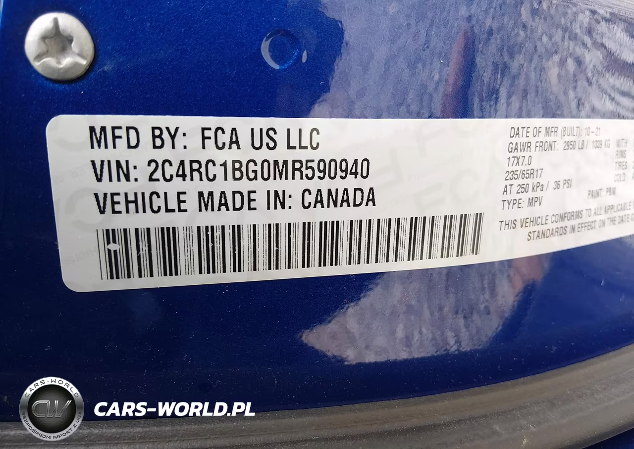 2021 Chrysler Pacifica Touring L VIN:2C4RC1BG0MR590940 - 9