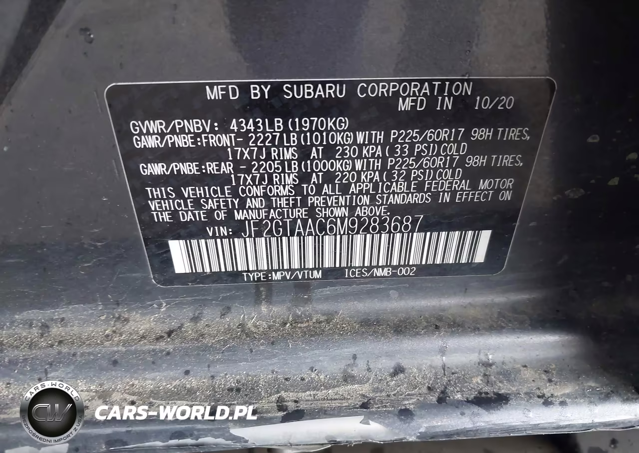 2021 Subaru Crosstrek VIN:JF2GTAAC6M9283687 - 9
