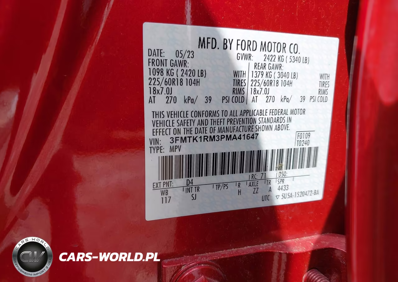 2023 Ford Mustang Mach-E Select VIN:3FMTK1RM3PMA41647 - 9