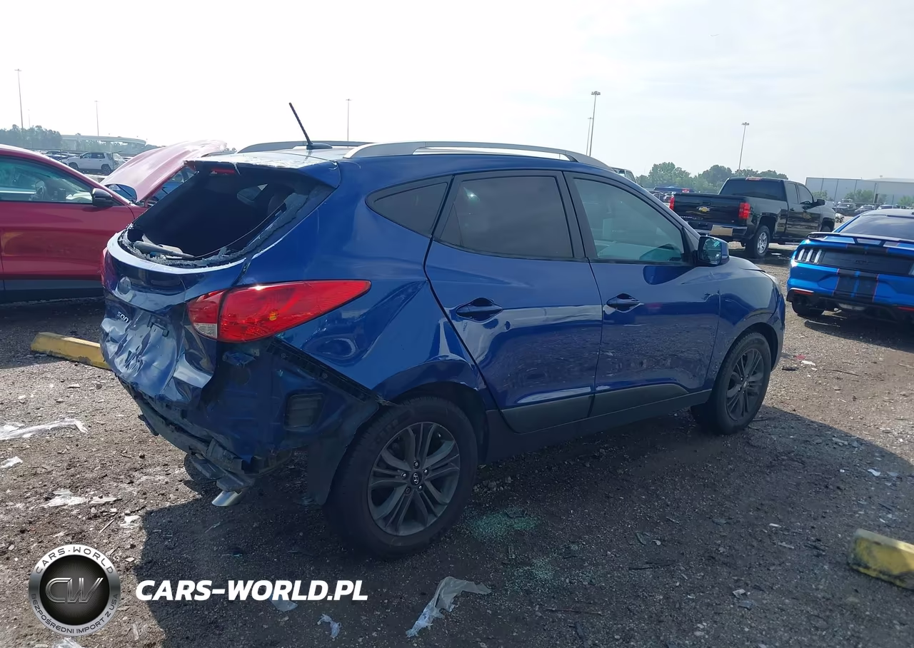 2014 Hyundai Tucson Se VIN:KM8JU3AGXEU917500 - 4