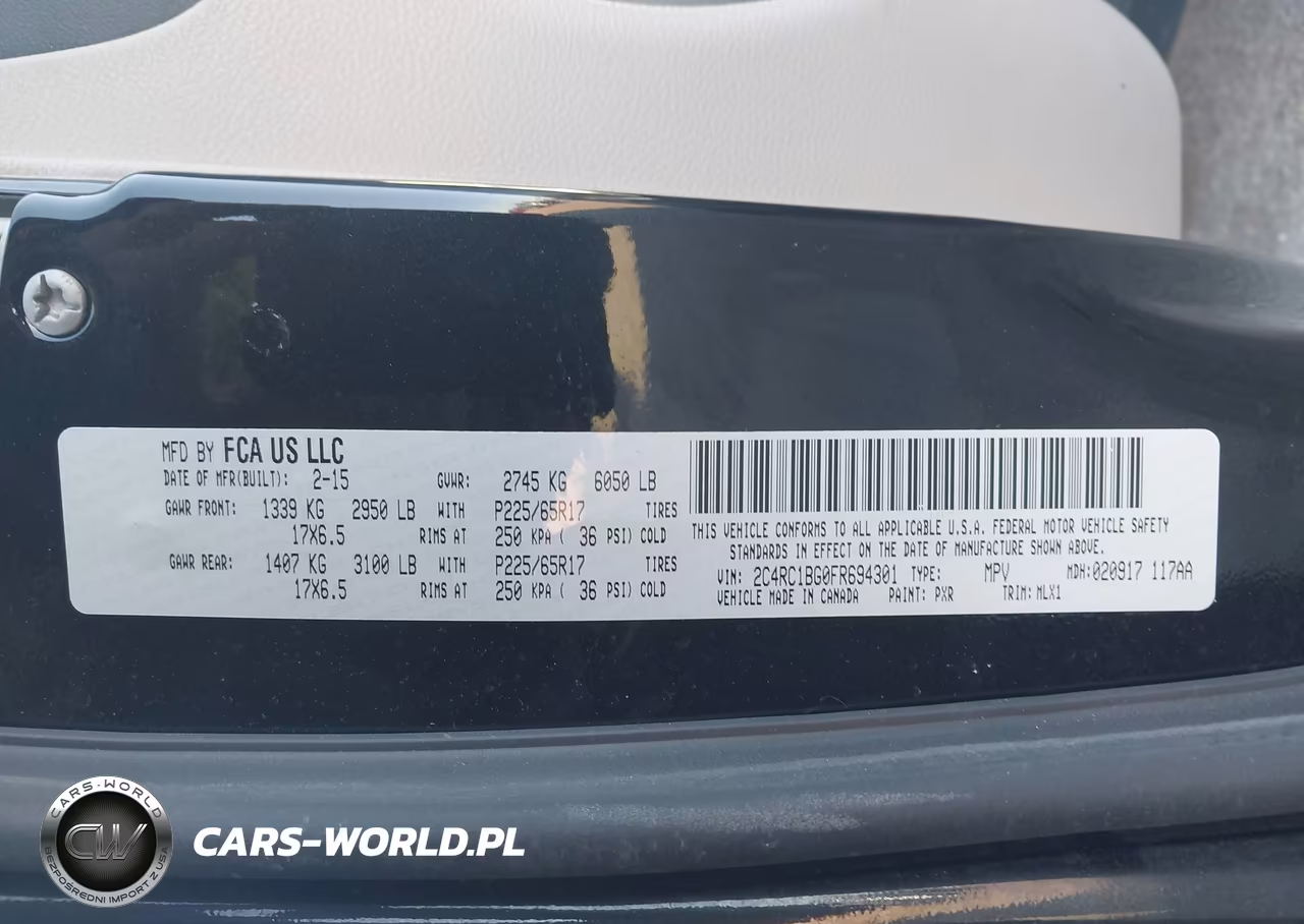 2015 Chrysler Town & Country Touring VIN:2C4RC1BG0FR694301 - 9