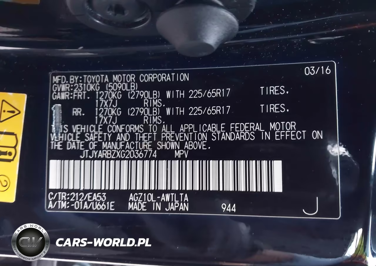 2016 Lexus Nx 200T VIN:JTJYARBZXG2036774 - 9