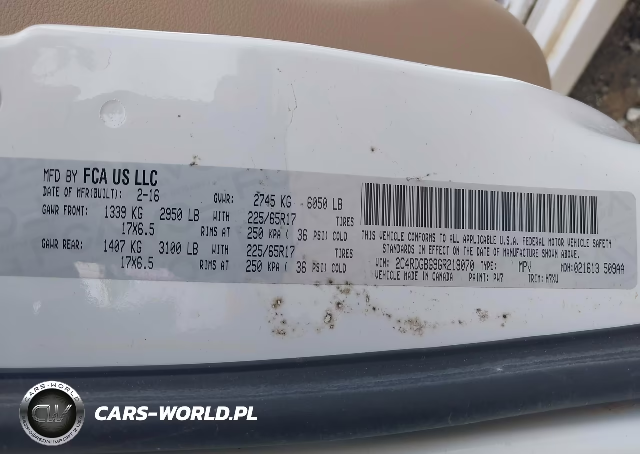 2016 Dodge Grand Caravan Se VIN:2C4RDGBG9GR219070 - 9