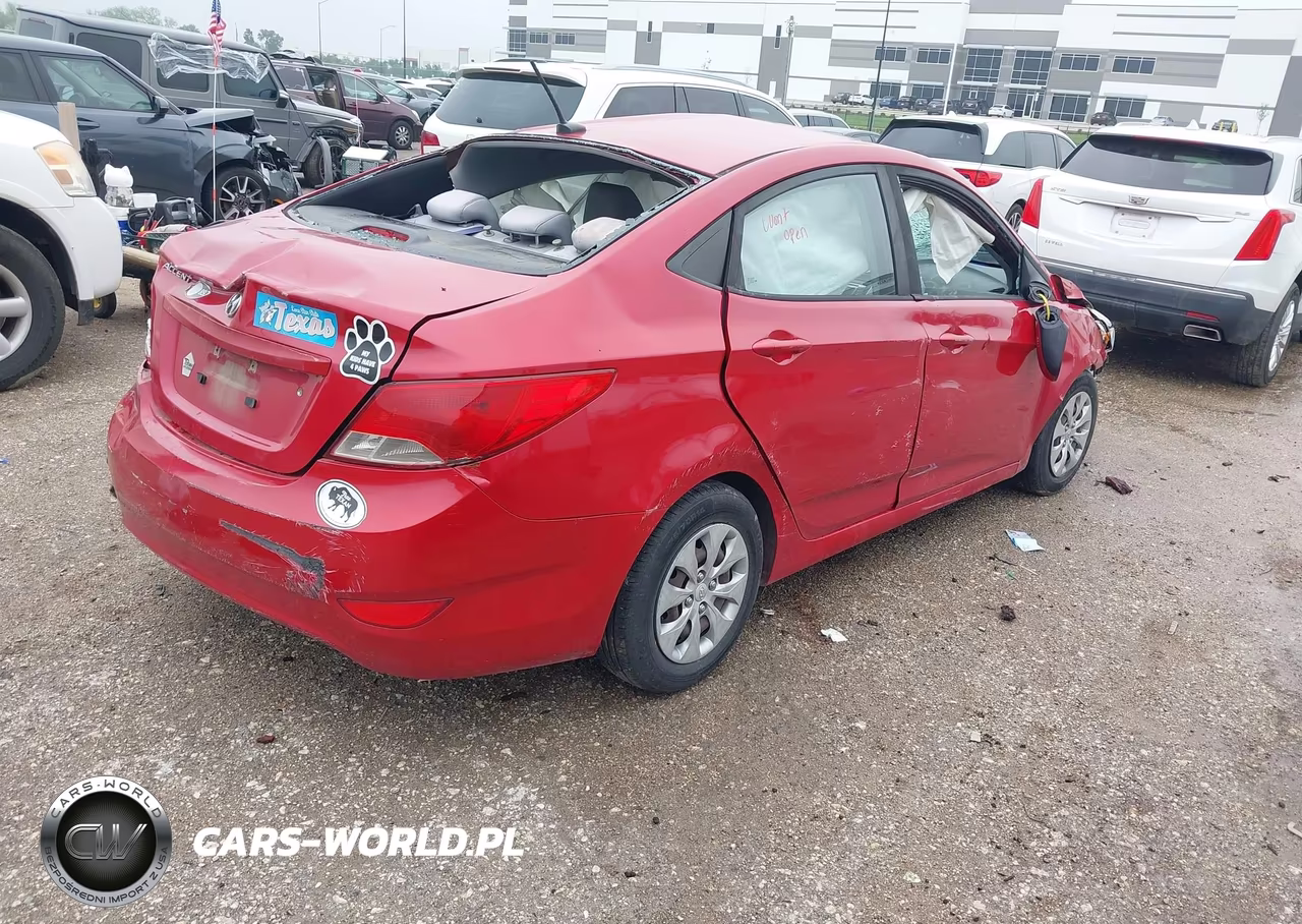 2017 Hyundai Accent Se VIN:KMHCT4AE5HU346678 - 4