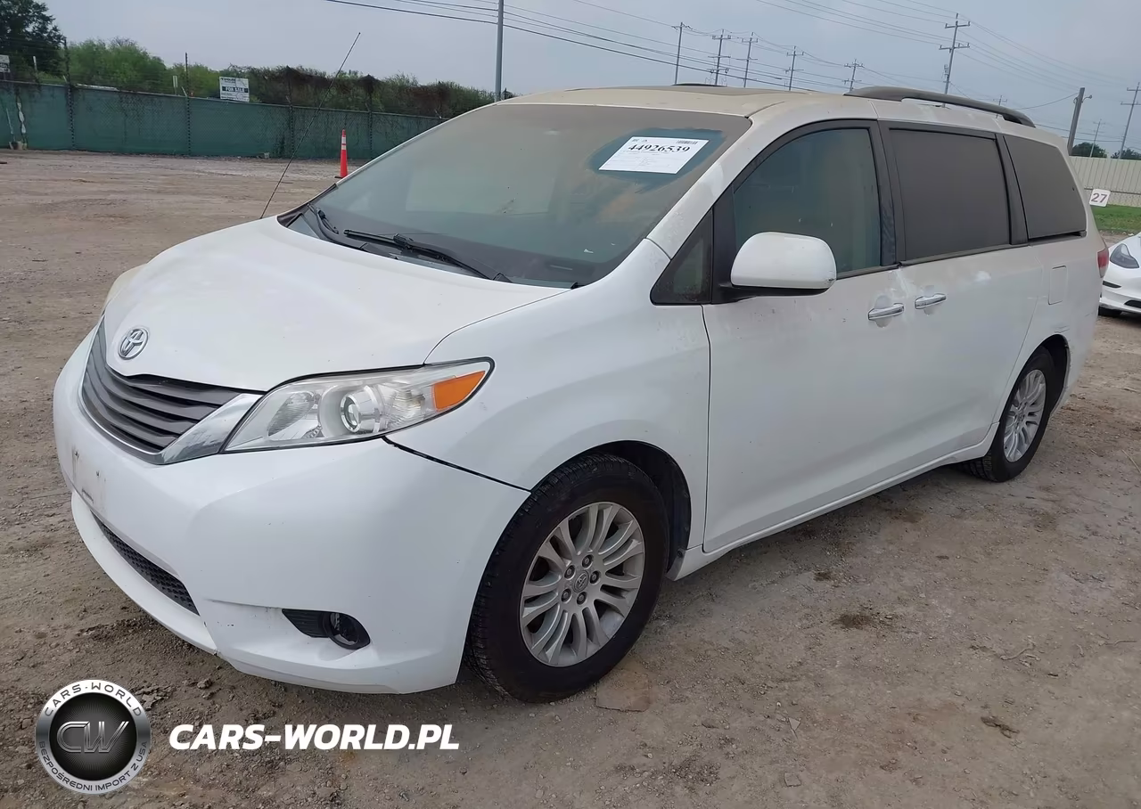 2012 Toyota Sienna Xle V6 8 Passenger VIN:5TDYK3DC2CS271114 - 2