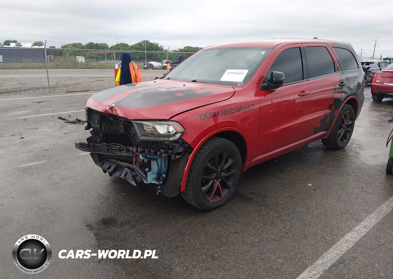 2018 Dodge Durango Sxt Awd VIN:1C4RDJAG2JC372033 - 2