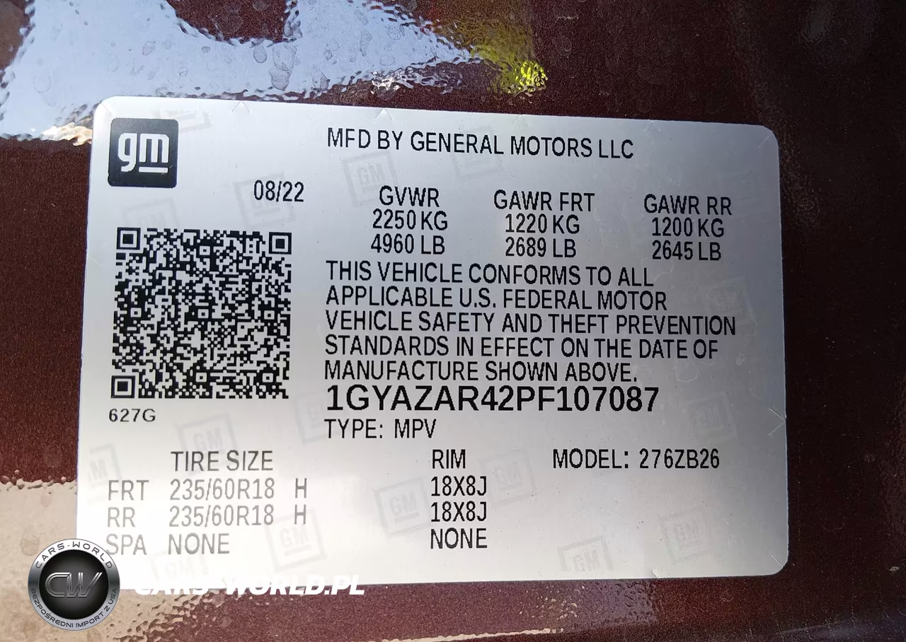 2023 Cadillac Xt4 Fwd Luxury VIN:1GYAZAR42PF107087 - 9