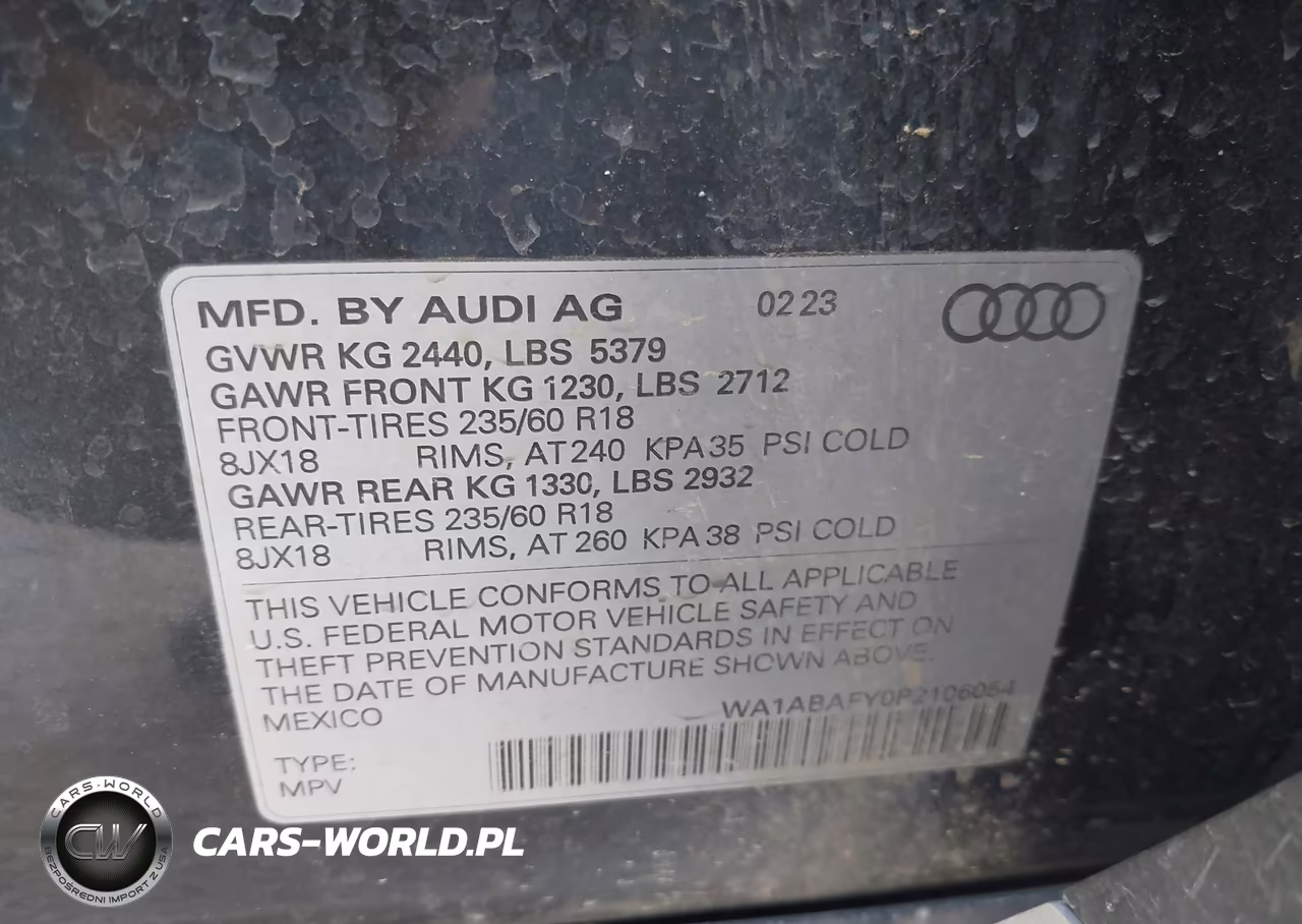 2023 Audi Q5 Premium 40 Tfsi Quattro S Tronic VIN:WA1ABAFY0P2106054 - 9