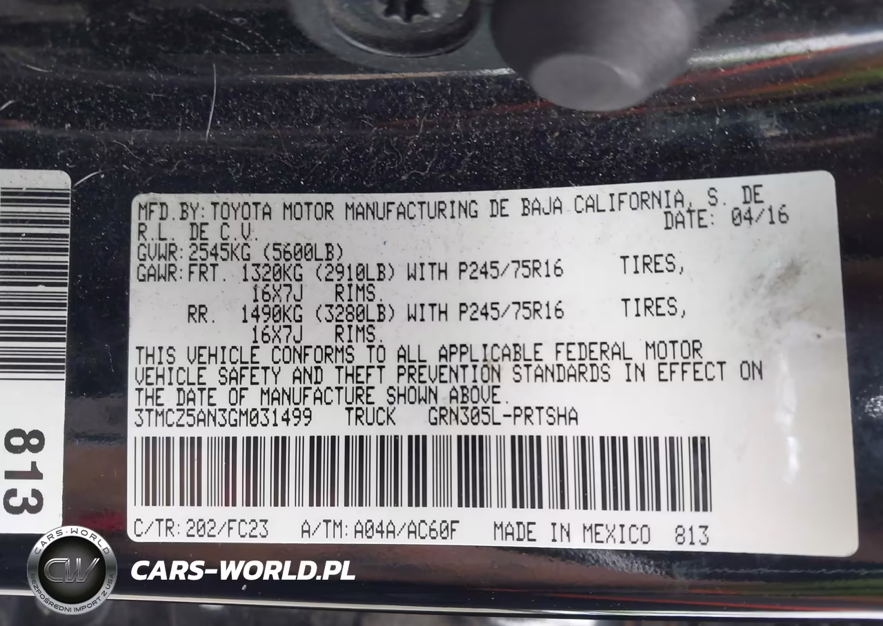 2016 Toyota Tacoma Sr5 V6 VIN:3TMCZ5AN3GM031499 - 9