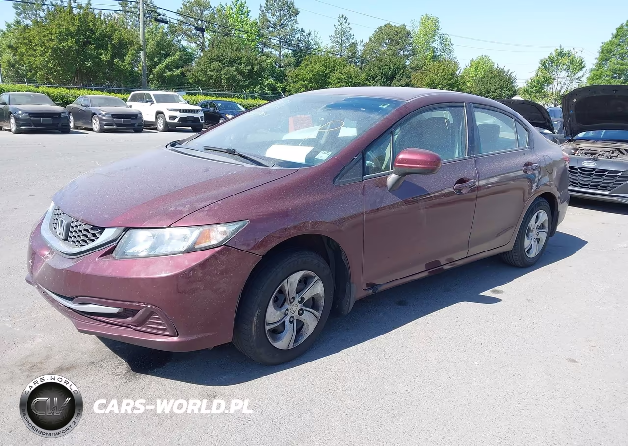 2014 Honda Civic Lx VIN:19XFB2F51EE219034 - 2