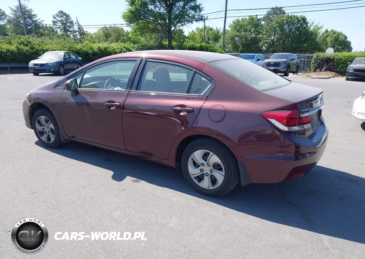 2014 Honda Civic Lx VIN:19XFB2F51EE219034 - 3