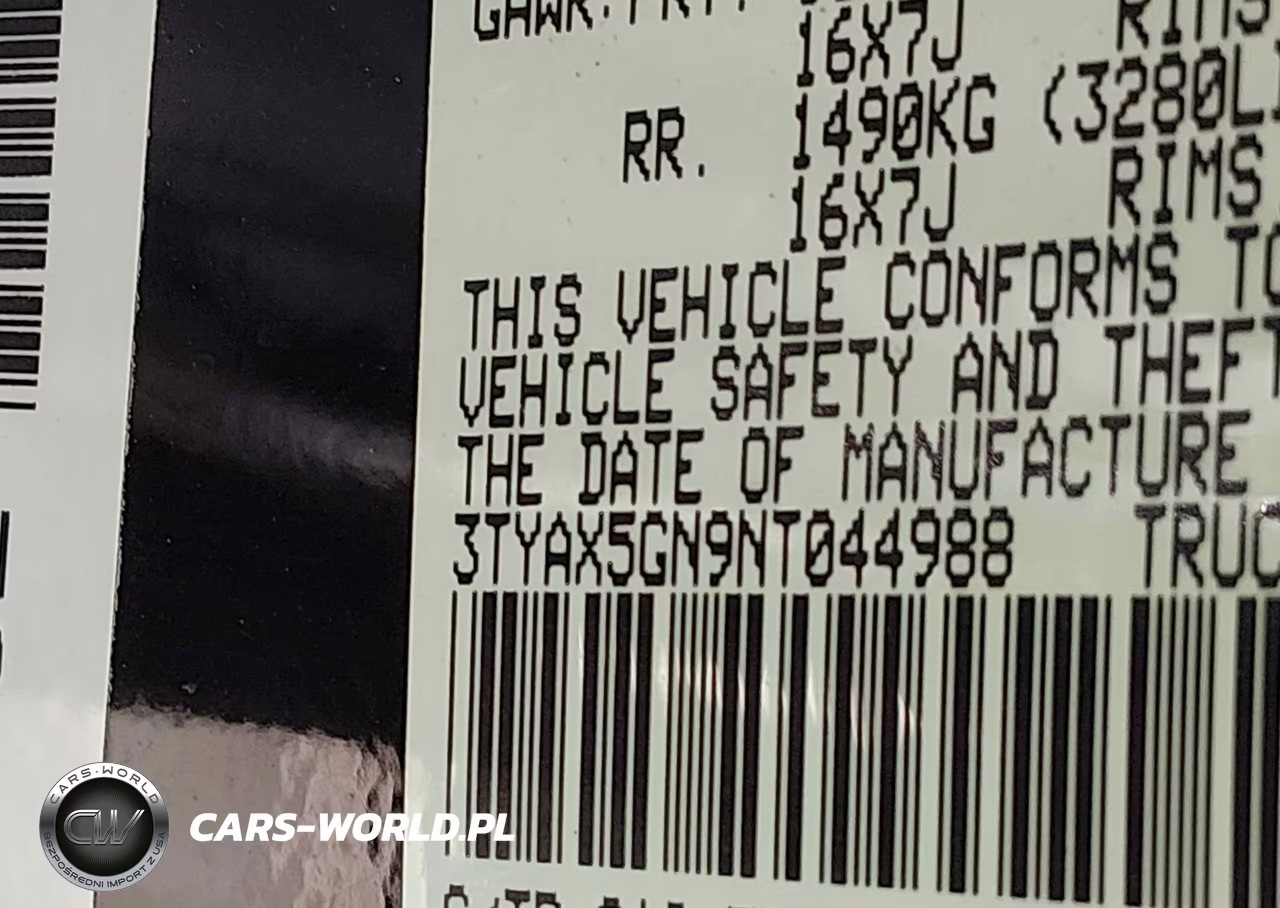 2022 Toyota Tacoma Sr VIN:3TYAX5GN9NT044988 - 9