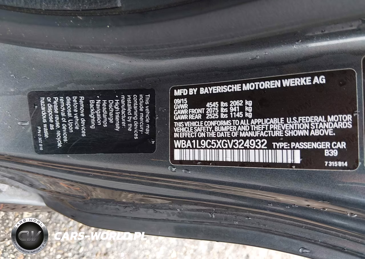 2016 BMW 228I xDrive VIN:WBA1L9C5XGV324932 - 9