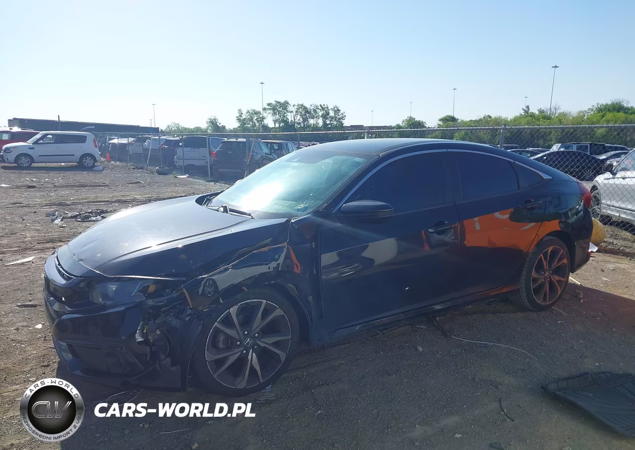 2019 Honda Civic Sport VIN:2HGFC2F86KH598329 - 14