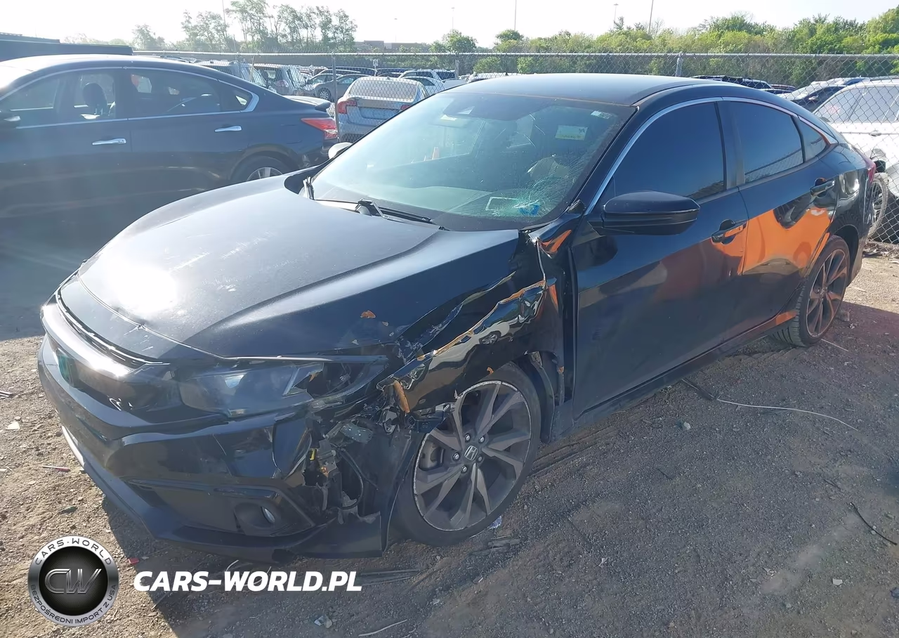 2019 Honda Civic Sport VIN:2HGFC2F86KH598329 - 2