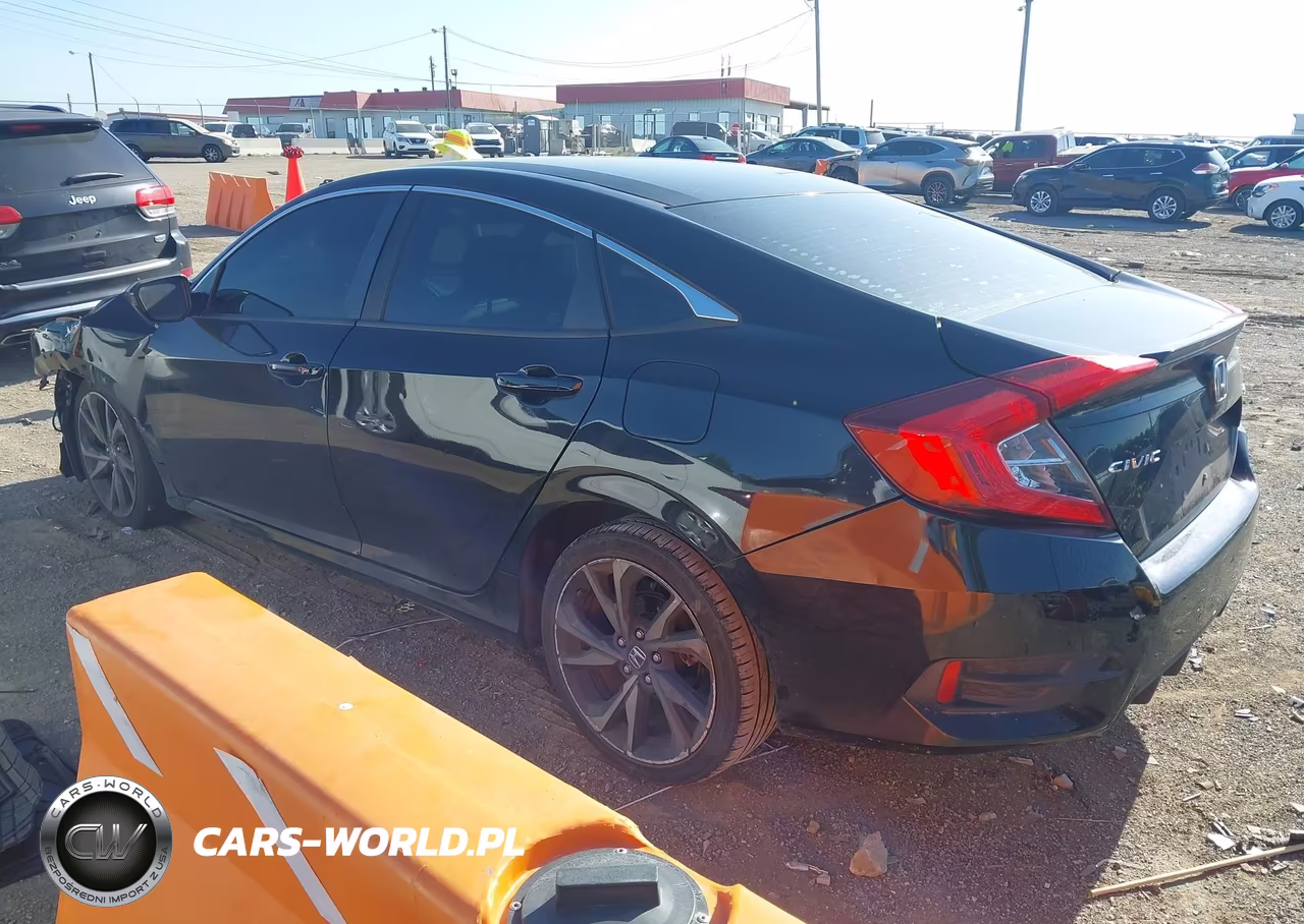 2019 Honda Civic Sport VIN:2HGFC2F86KH598329 - 3