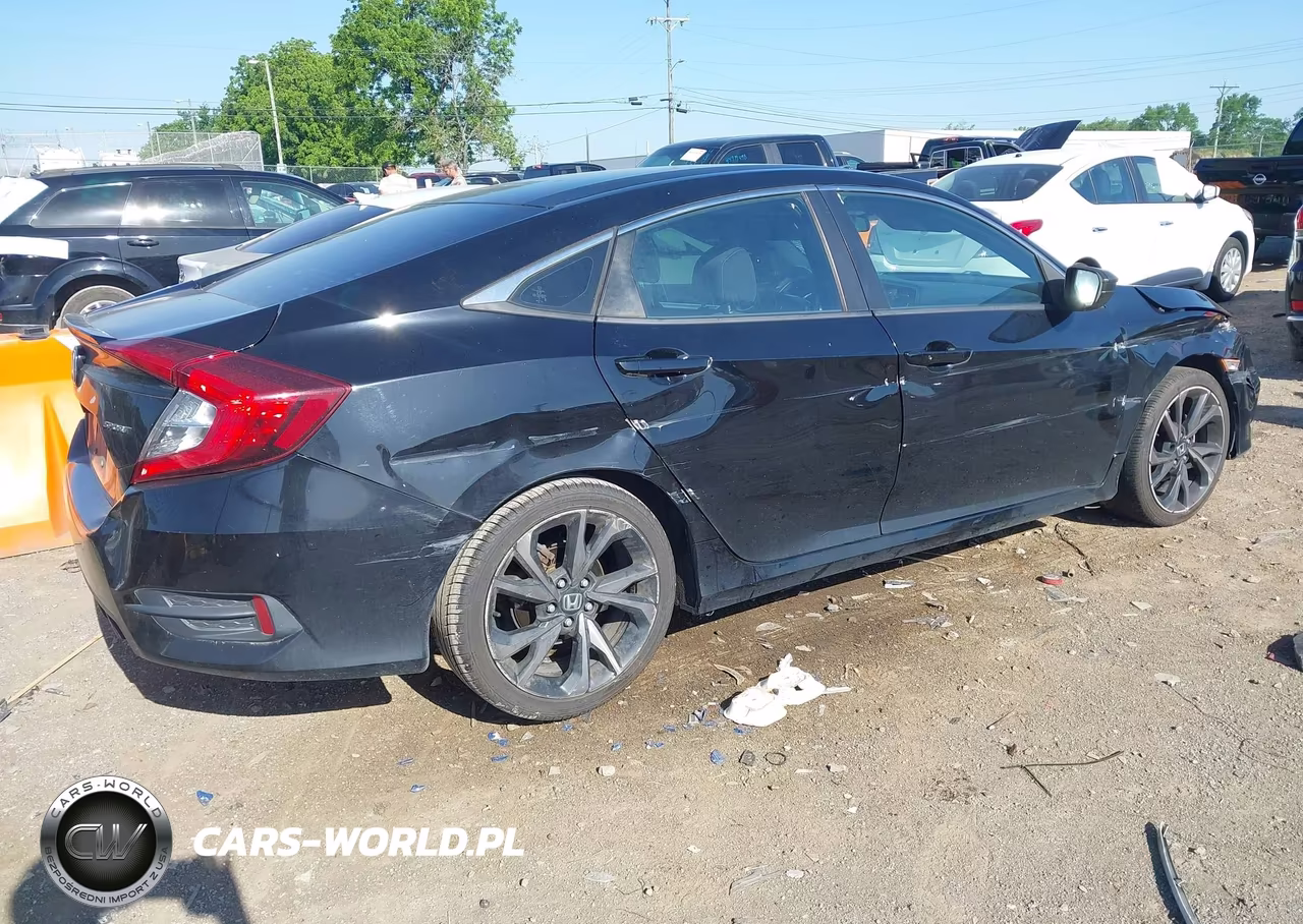 2019 Honda Civic Sport VIN:2HGFC2F86KH598329 - 4