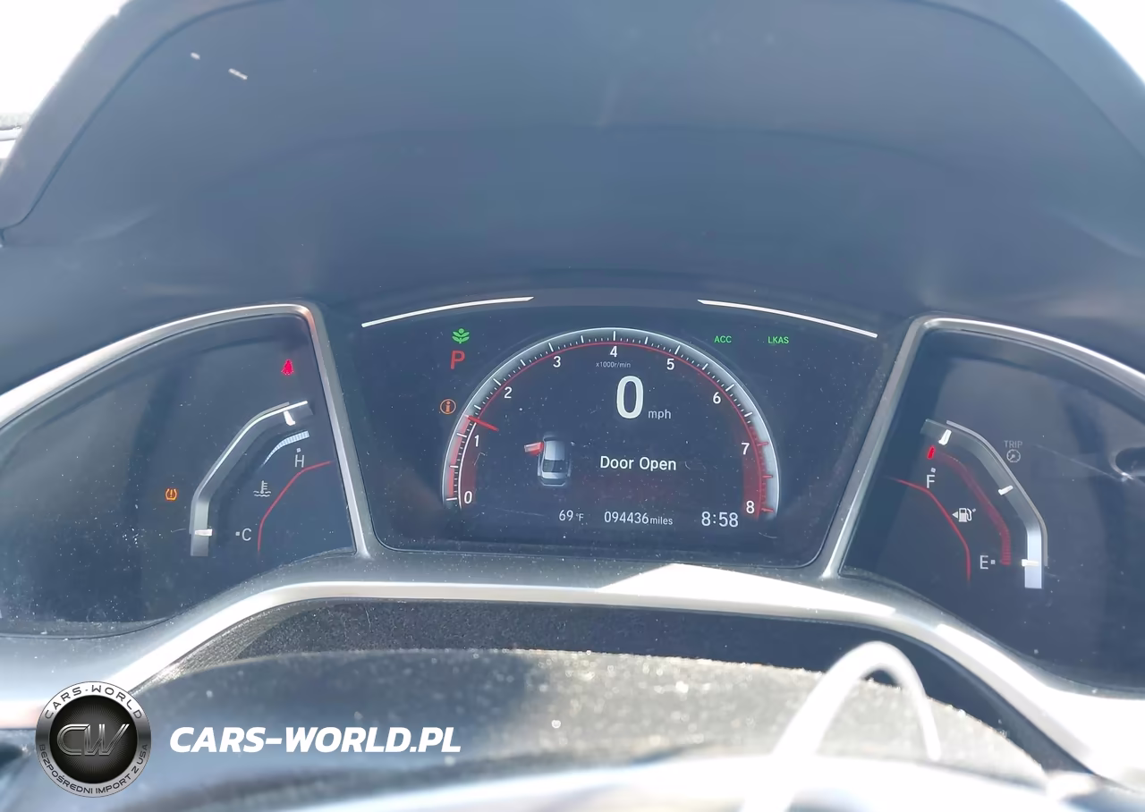 2019 Honda Civic Sport VIN:2HGFC2F86KH598329 - 7