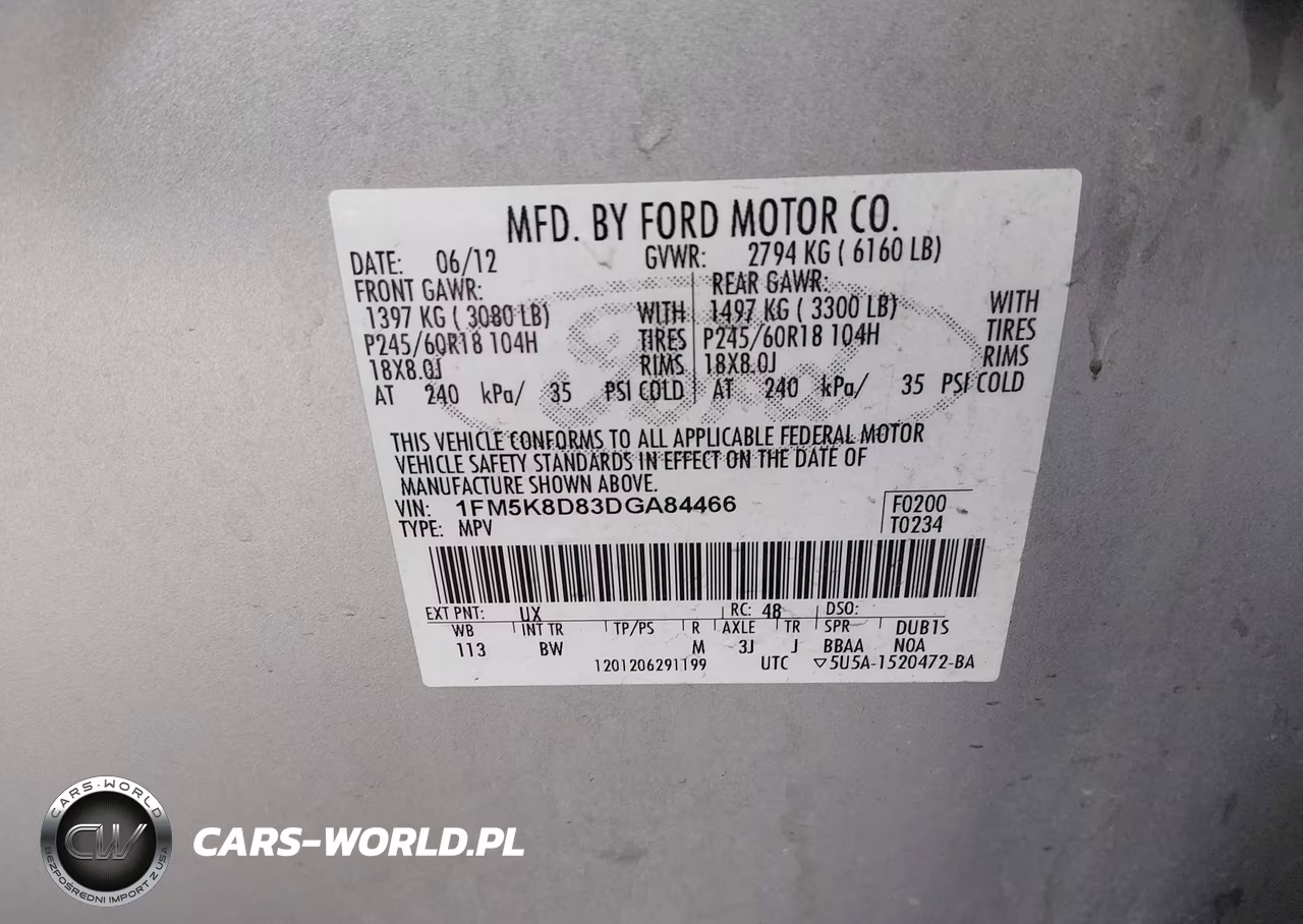 2013 Ford Explorer Xlt VIN:1FM5K8D83DGA84466 - 9