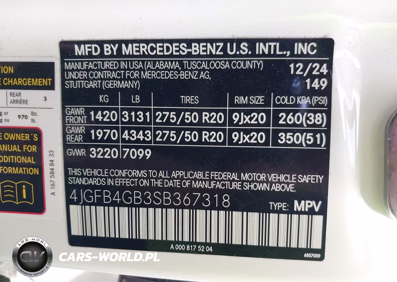 2025 Mercedes-Benz Gle 450E 4Matic VIN:4JGFB4GB3SB367318 - 9
