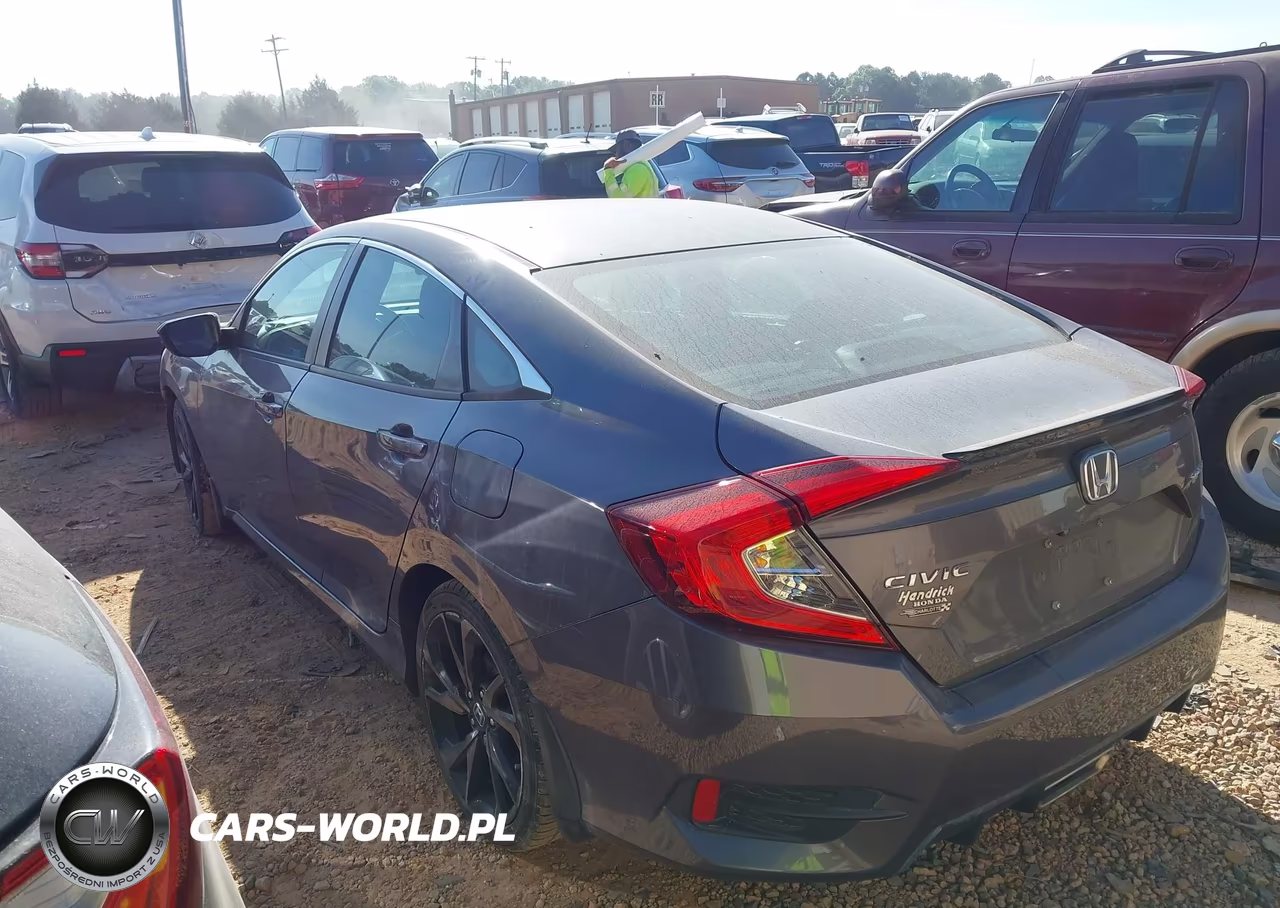 2019 Honda Civic Sport VIN:2HGFC2E82KH588690 - 3