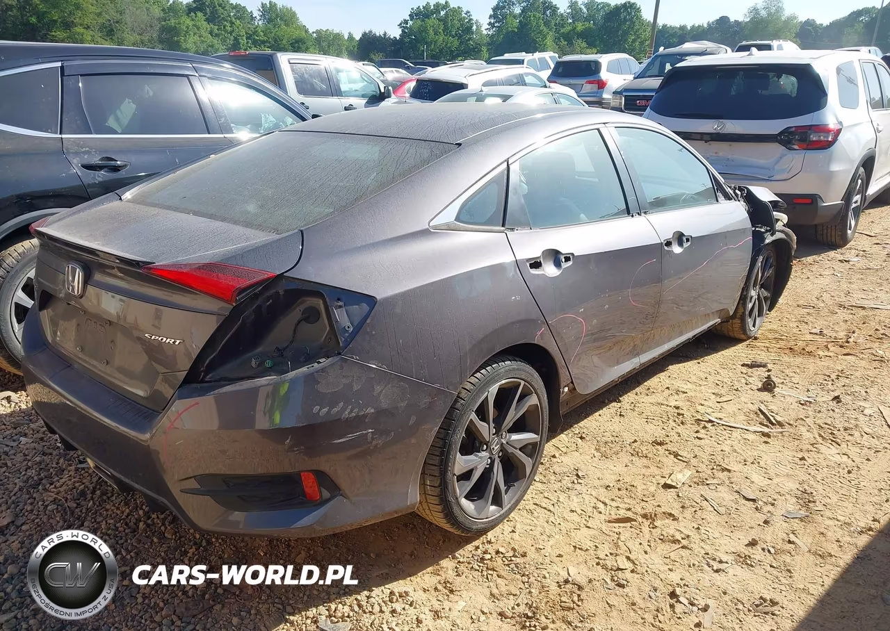 2019 Honda Civic Sport VIN:2HGFC2E82KH588690 - 4