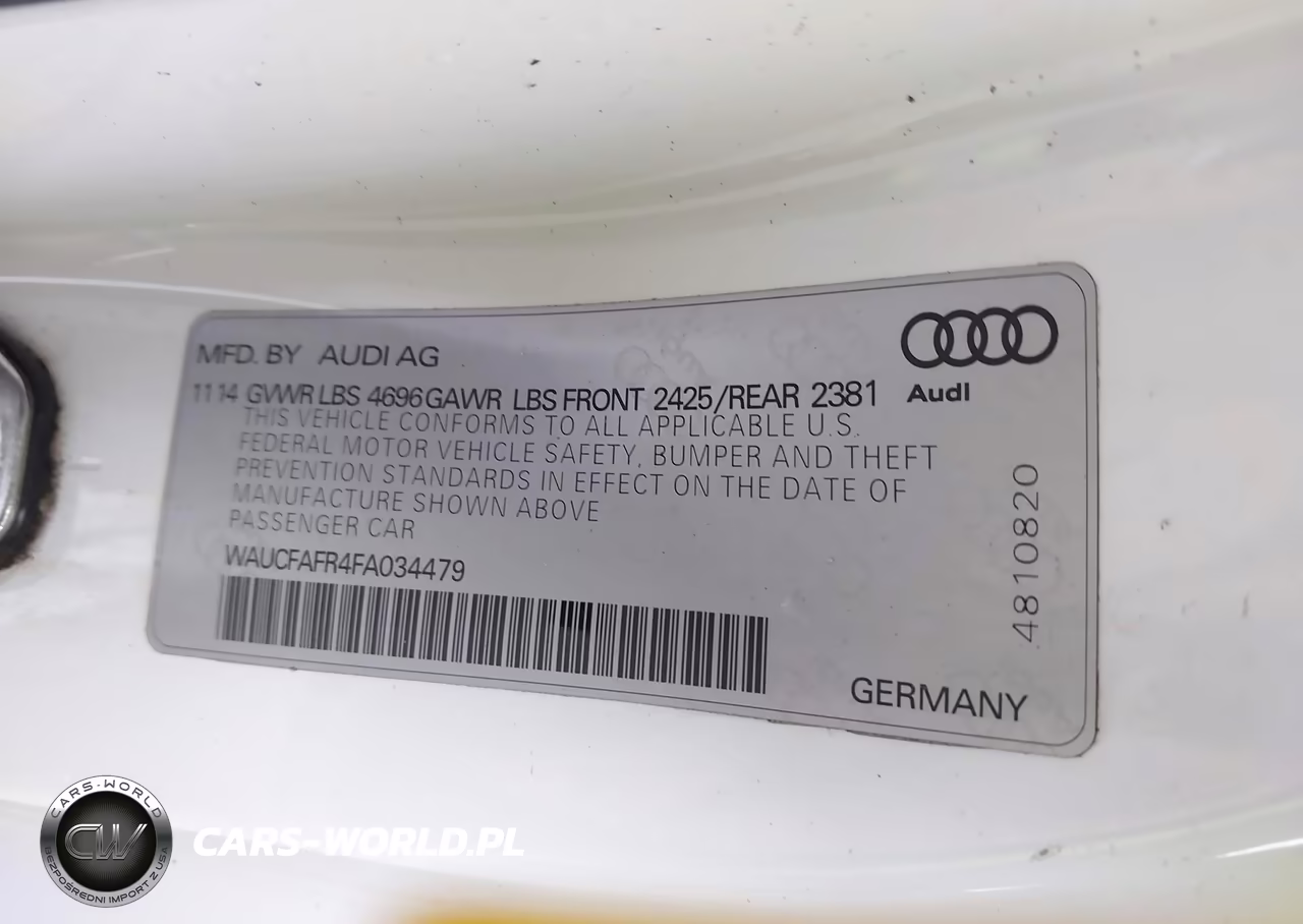 2015 Audi A5 2.0T Premium VIN:WAUCFAFR4FA034479 - 9