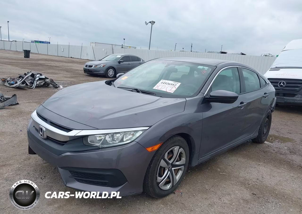 2018 Honda Civic Lx VIN:19XFC2F52JE011090 - 2