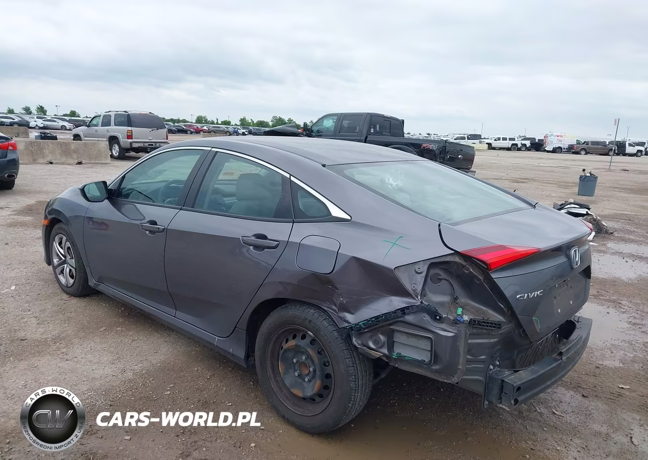 2018 Honda Civic Lx VIN:19XFC2F52JE011090 - 3