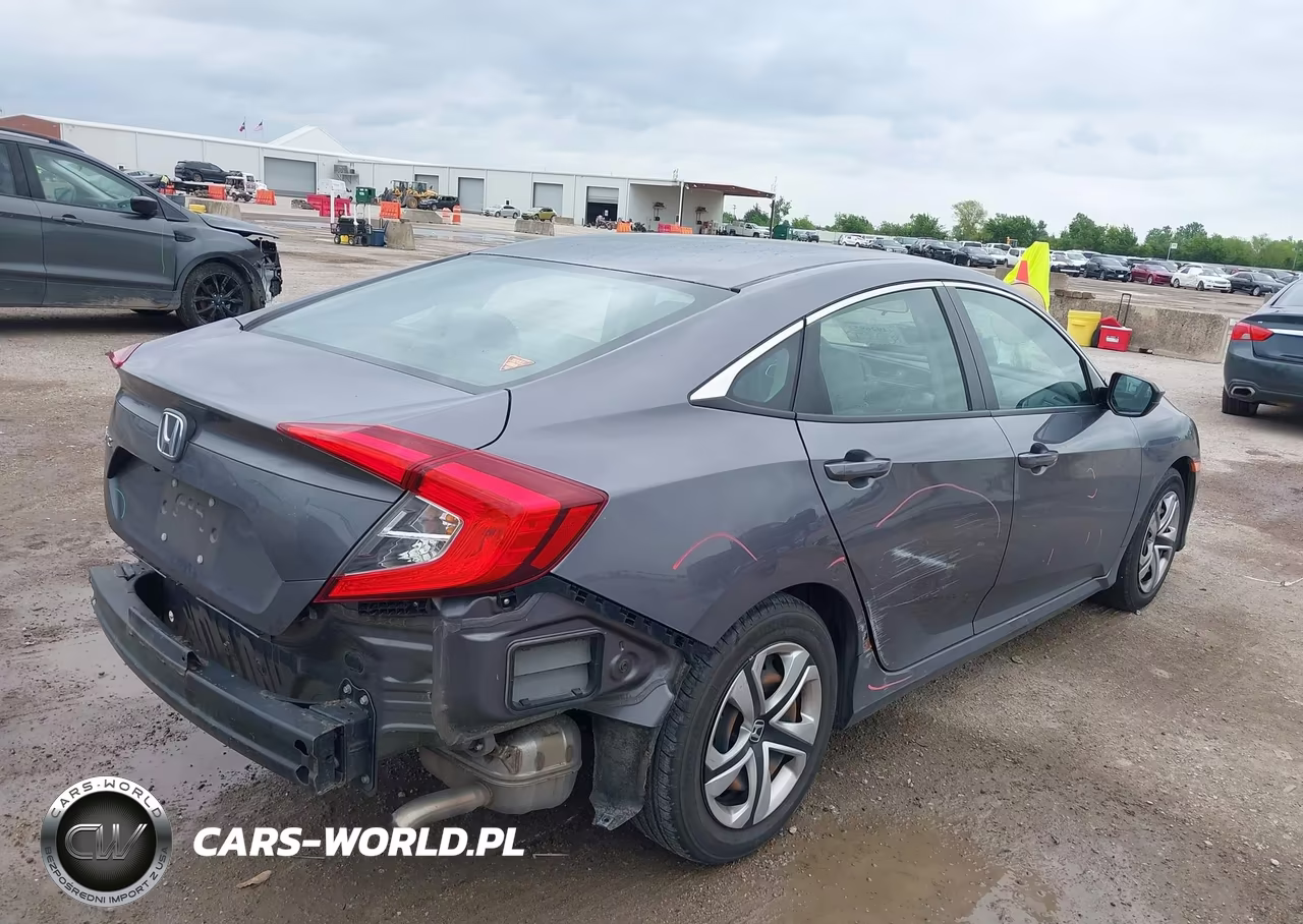 2018 Honda Civic Lx VIN:19XFC2F52JE011090 - 4