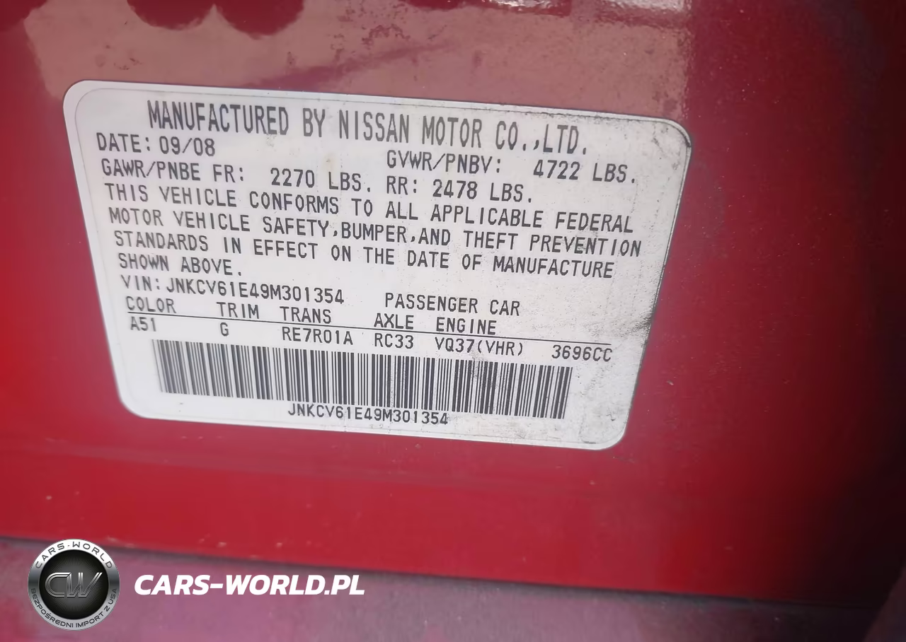 2009 Infiniti G37 Journey VIN:JNKCV61E49M301354 - 9